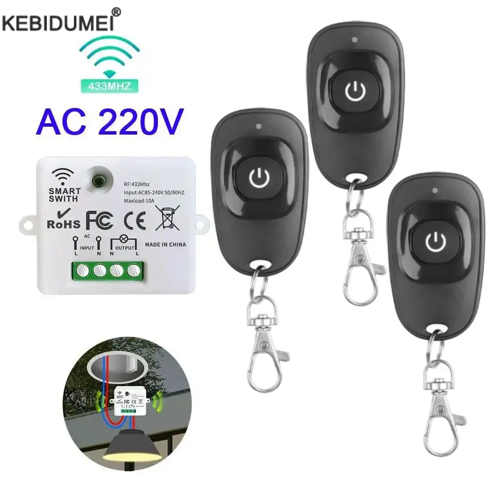 Home Cinema Wireless Speakers - 433Mhz Universal Wireless Remote Control Switch