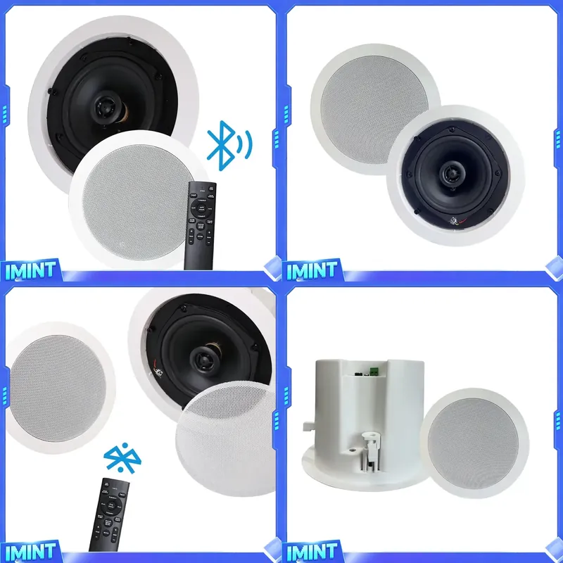 Home Cinema Wireless Speakers - Professional Wireless 8-Piece Ceiling Speakers Dual