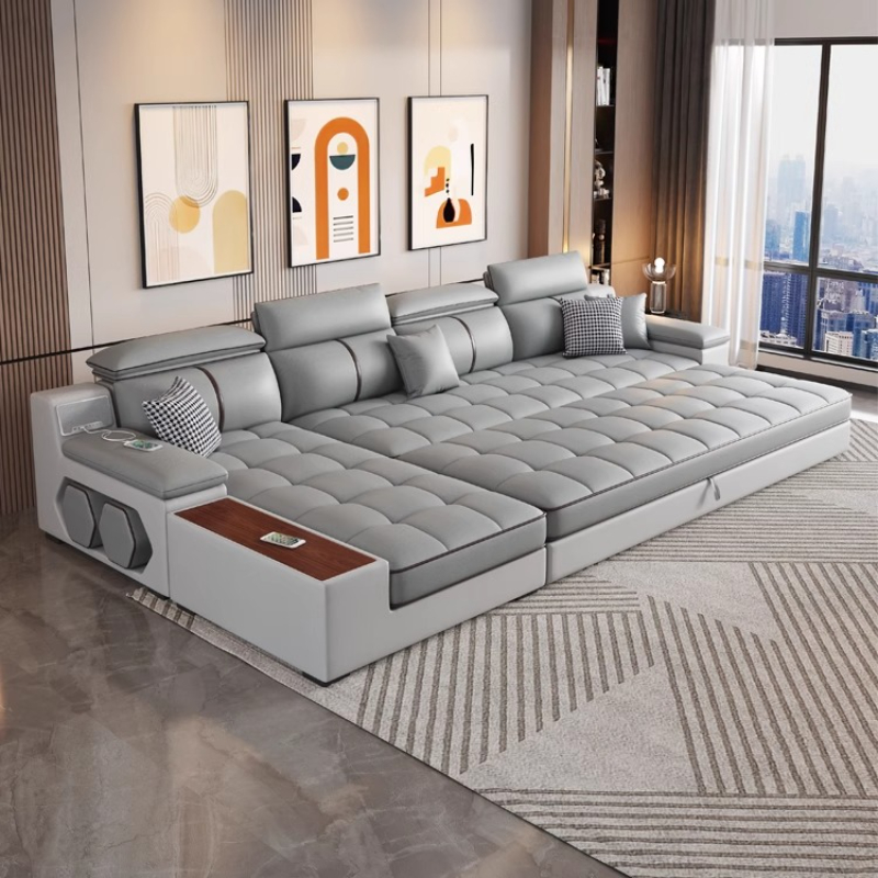 Home Cinema Sofa - Small Apartment Armchairs Sofas Bed Storage