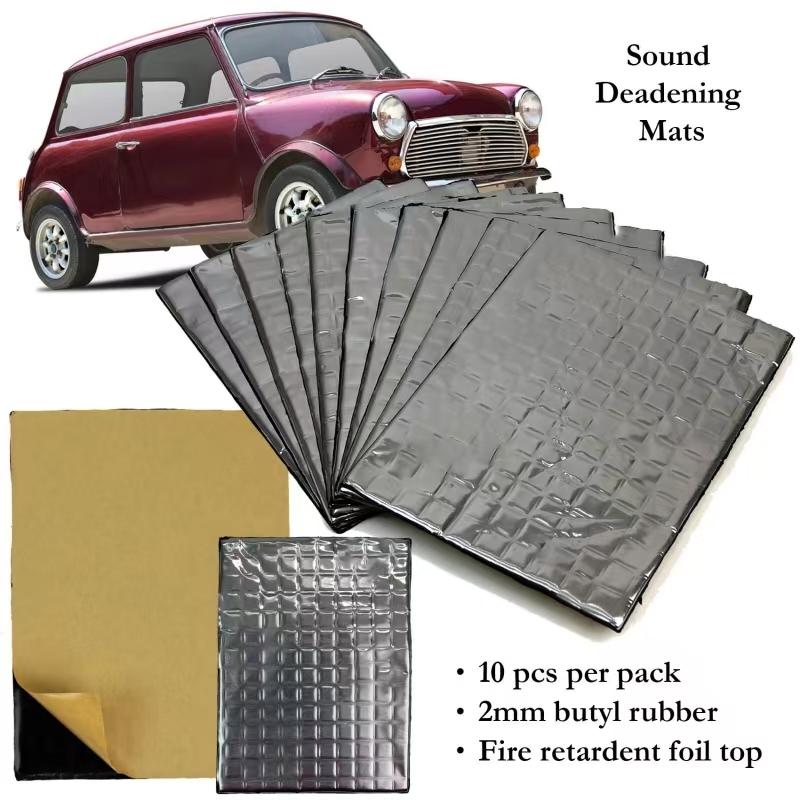 10Pcs Car Sound Mat Insulation - Acoustic Foam Panel recension och pris