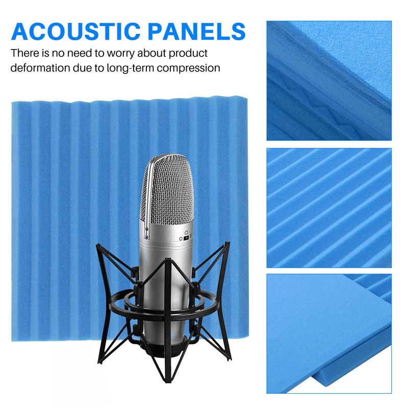 24 Pack Acoustic Foam Panels 1 - Acoustic Foam Panel recension och pris