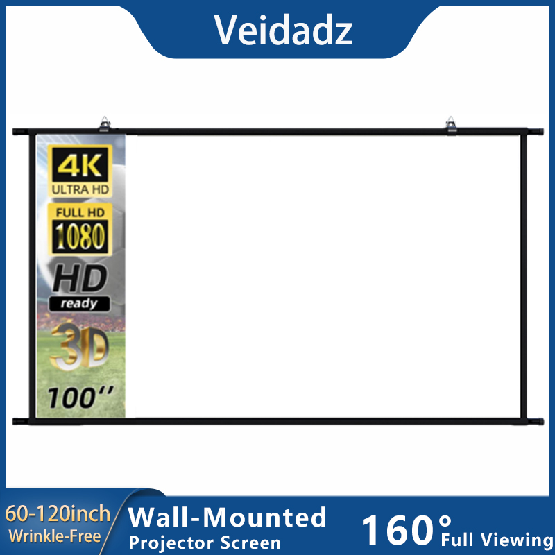 VEIDADZ Projector Screen Wall  - Home Cinema Projector Screen recension och pris