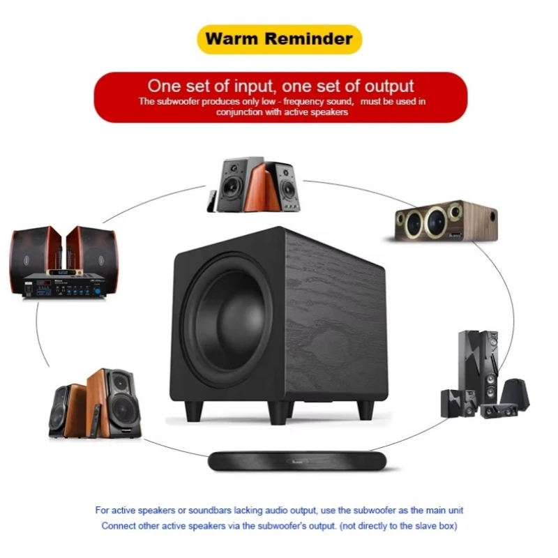 10 Inch Active Subwoofer Speak - Home Cinema Subwoofer recension och pris