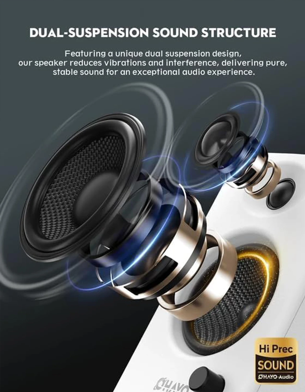 OHAYO 60W Active Bookshelf Spe - Home Cinema Subwoofer recension och pris