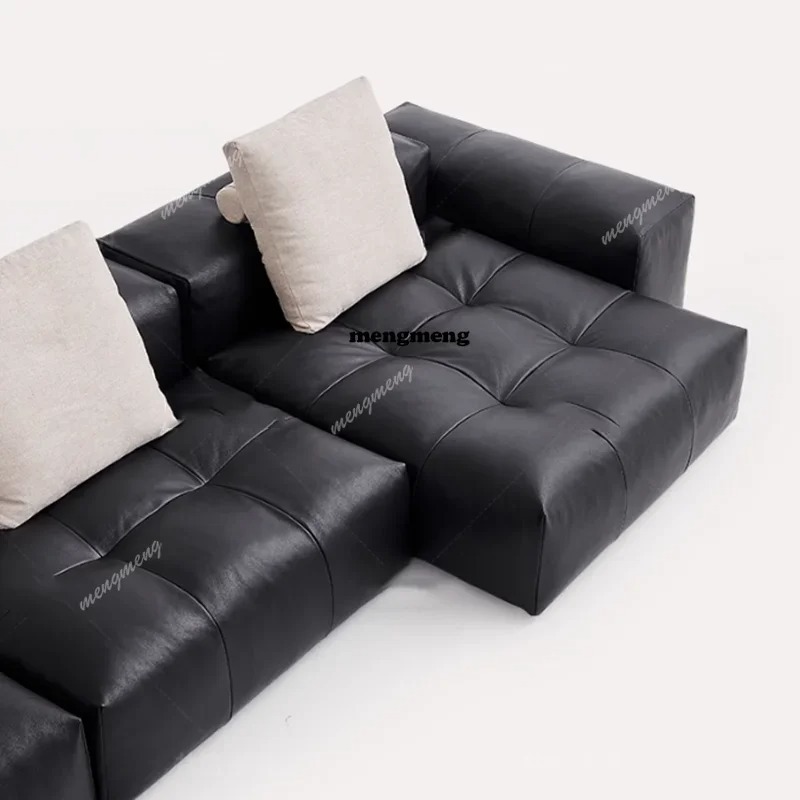 Nordic Leather Compressed Sofa - Home Cinema Sofa recension och pris