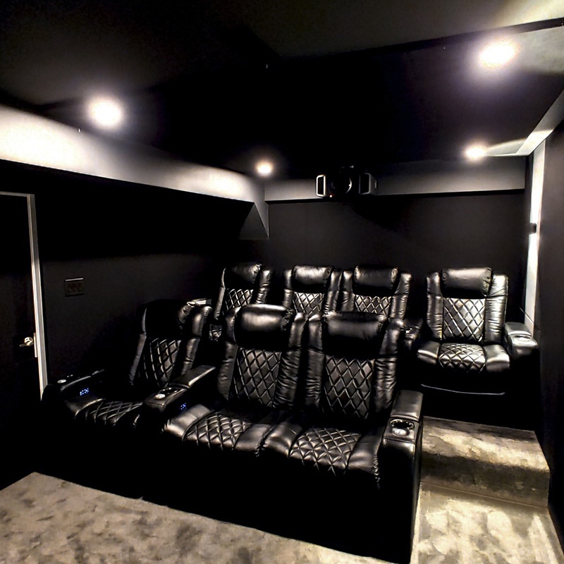 Modern Home Cinema Leather Ele - Home Cinema Sofa recension och pris
