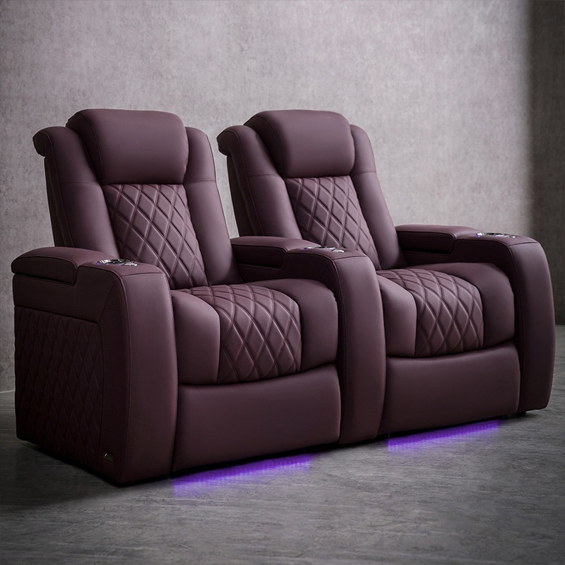 Modern Home Cinema Leather Ele - Home Cinema Sofa recension och pris