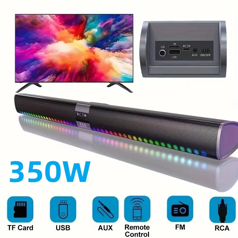 TV Echo Wall Bluetooth Speaker - Home Cinema Wireless Speakers recension och pris