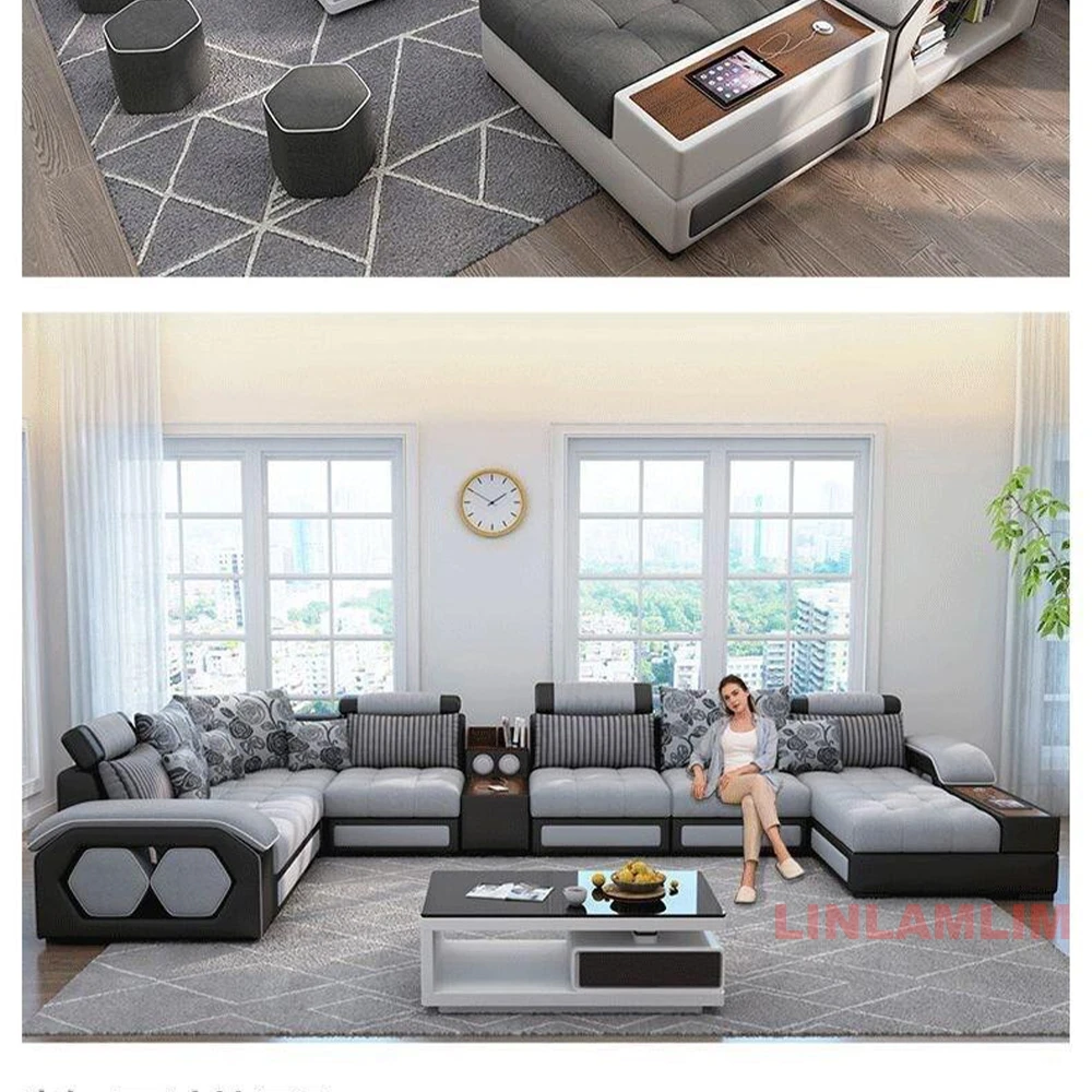 Linlamlim U-Shaped Sectional F - Home Cinema Sofa recension och pris