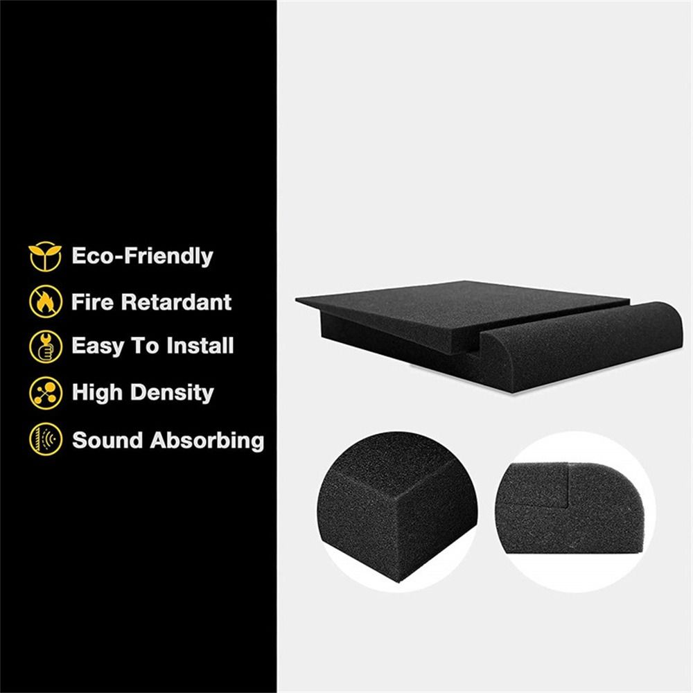 1 Set Studio Monitor Speaker A - Acoustic Foam Panel recension och pris