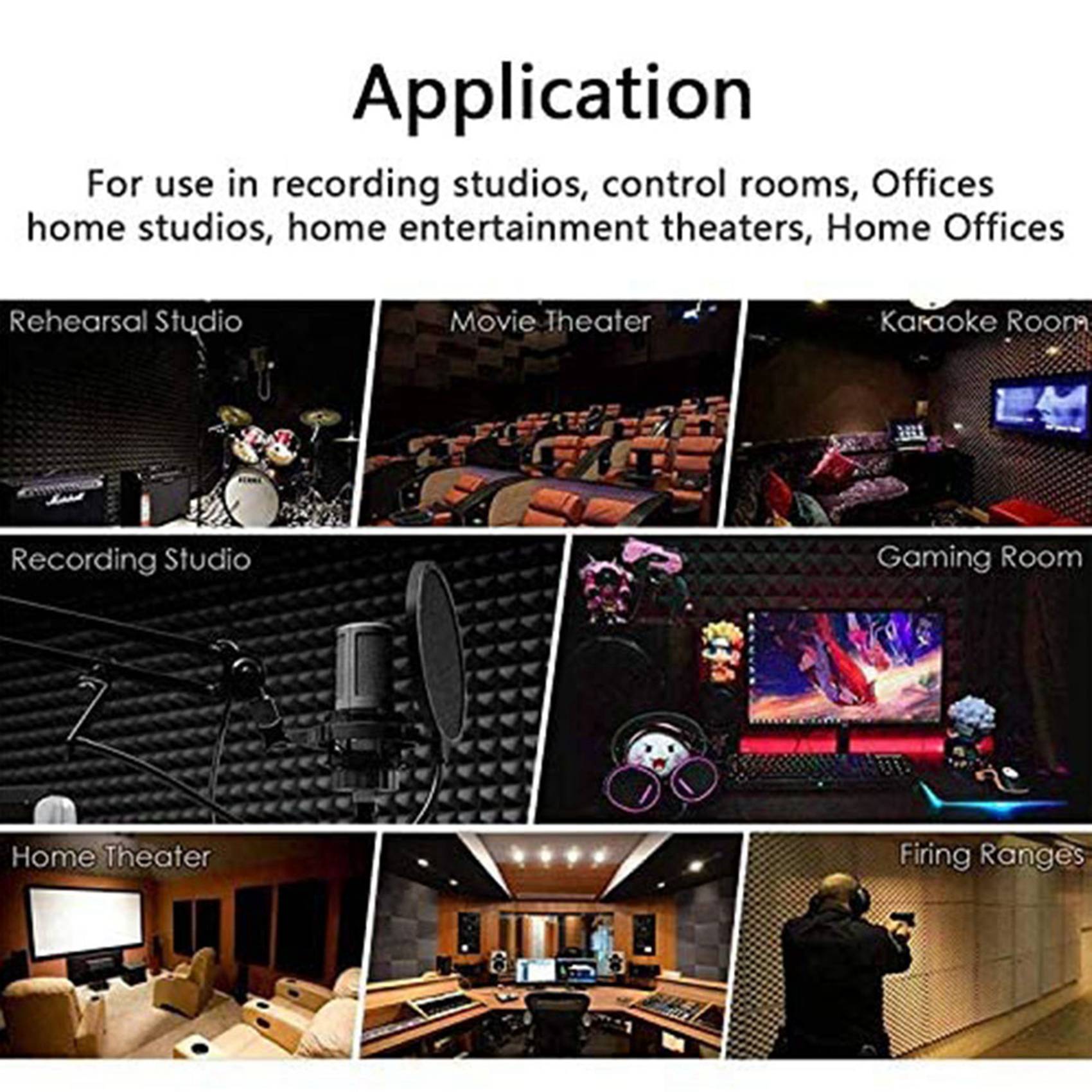 48 Pcs Acoustic Foam Board,Stu - Acoustic Foam Panel recension och pris