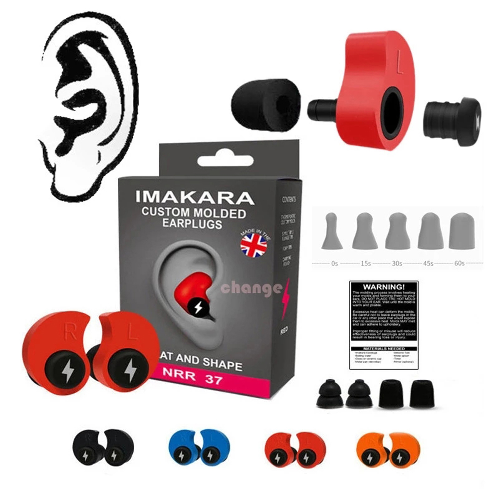 Sleep Silicone Ear Plugs Black - Acoustic Foam Panel recension och pris