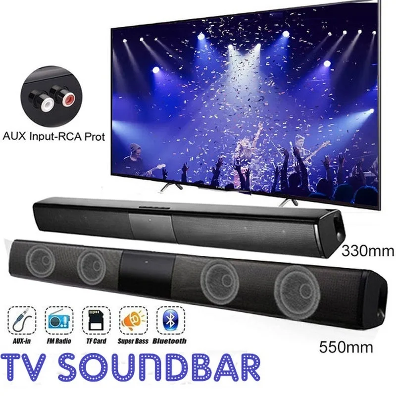 40W High Power Soundbar for TV - Home Cinema Wireless Speakers recension och pris