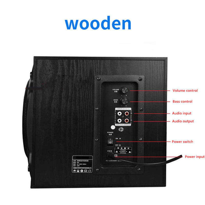 S909 Mini Wireless Wooden Spea - Home Cinema Wireless Speakers recension och pris