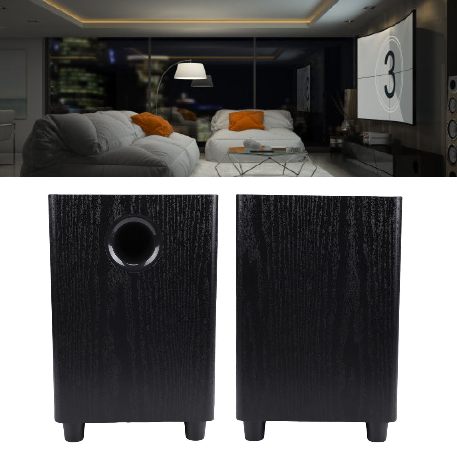 100W Home Subwoofer 6.5 Inch I - Home Cinema Subwoofer recension och pris
