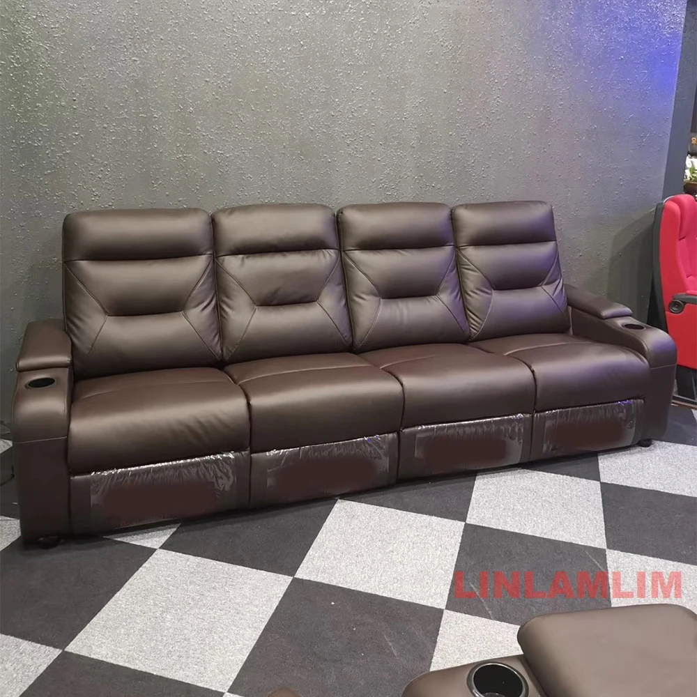 Linlamlim Genuine Leather Sofa - Home Cinema Couch recension och pris