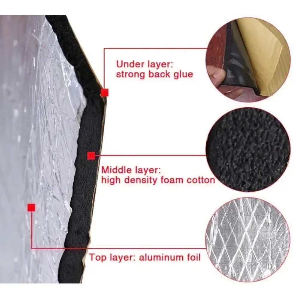 Extra Thick 20mm Car Sound Dea - Acoustic Foam Panel recension och pris