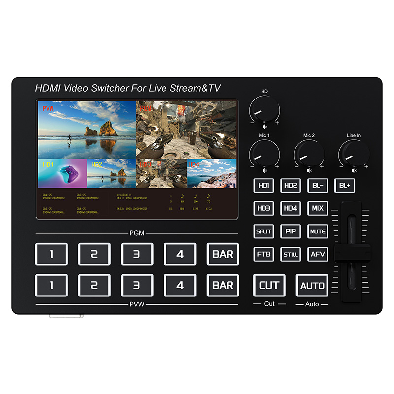 1080P 4 Channel HDMI Live Stre - Home Cinema Projector Screen recension och pris