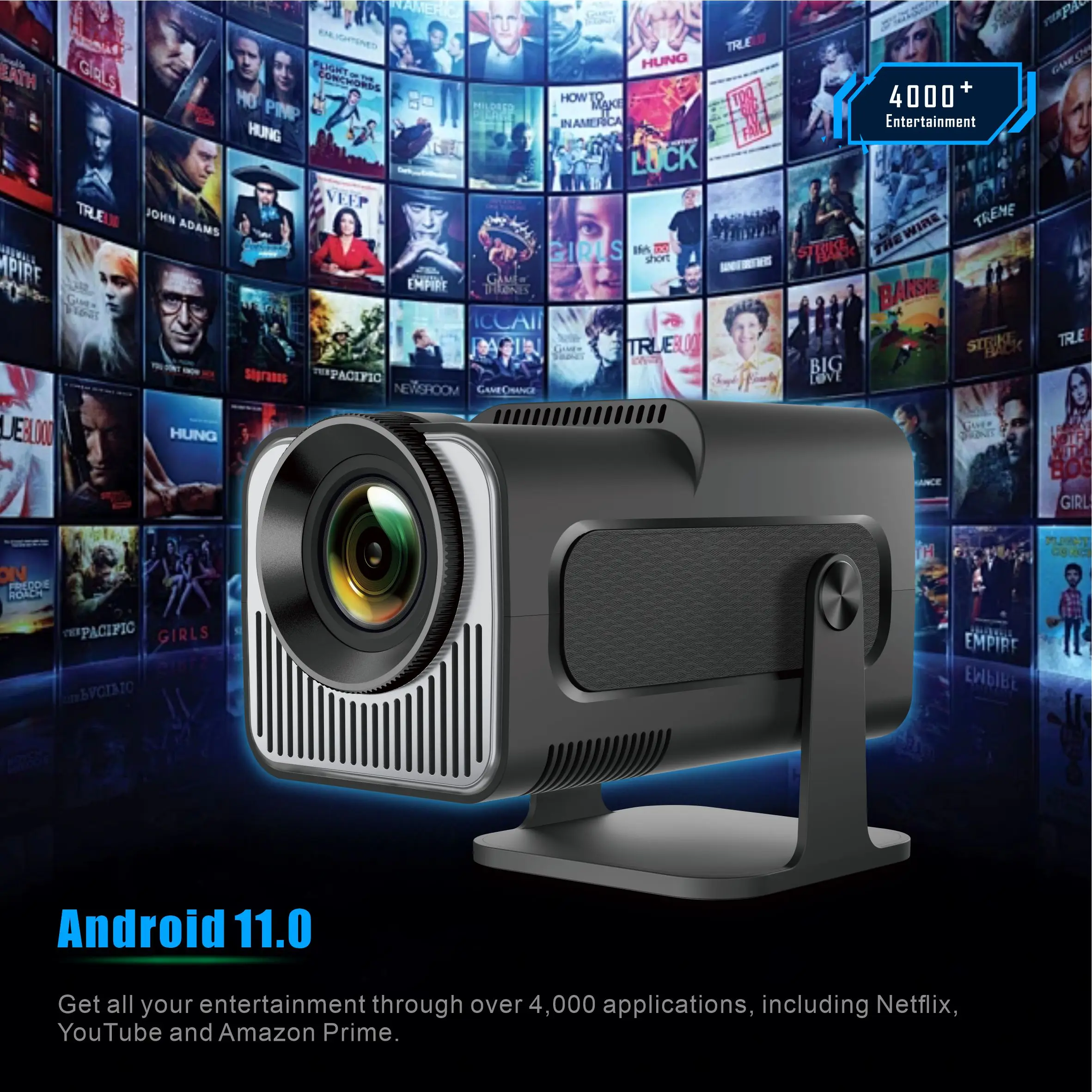 Salange HY320 Mini Projector 7 - Home Cinema Projector Xiaomi recension och pris