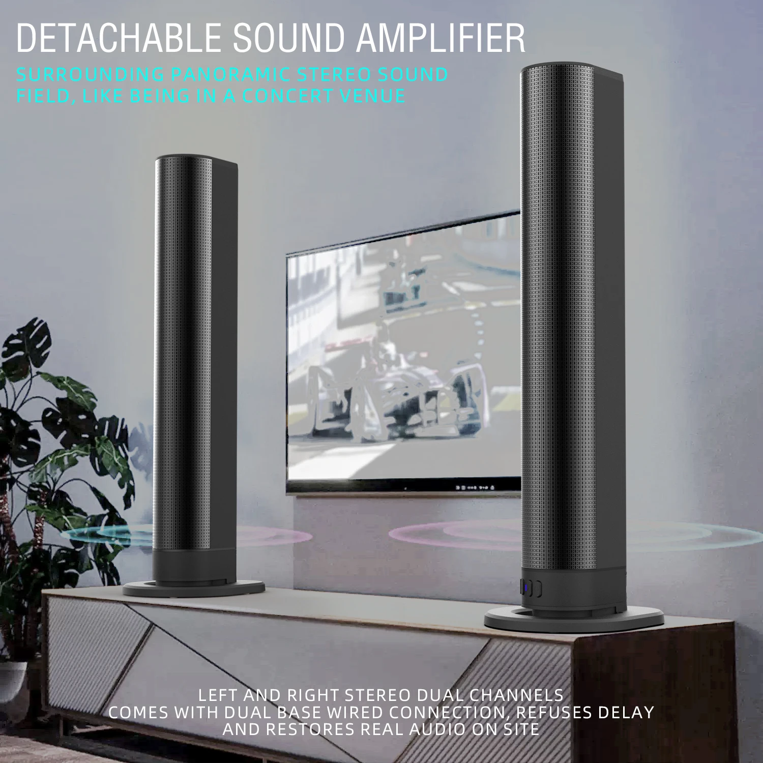 FM Soundbar TV Bluetooth Speak - Home Cinema Wireless Speakers recension och pris