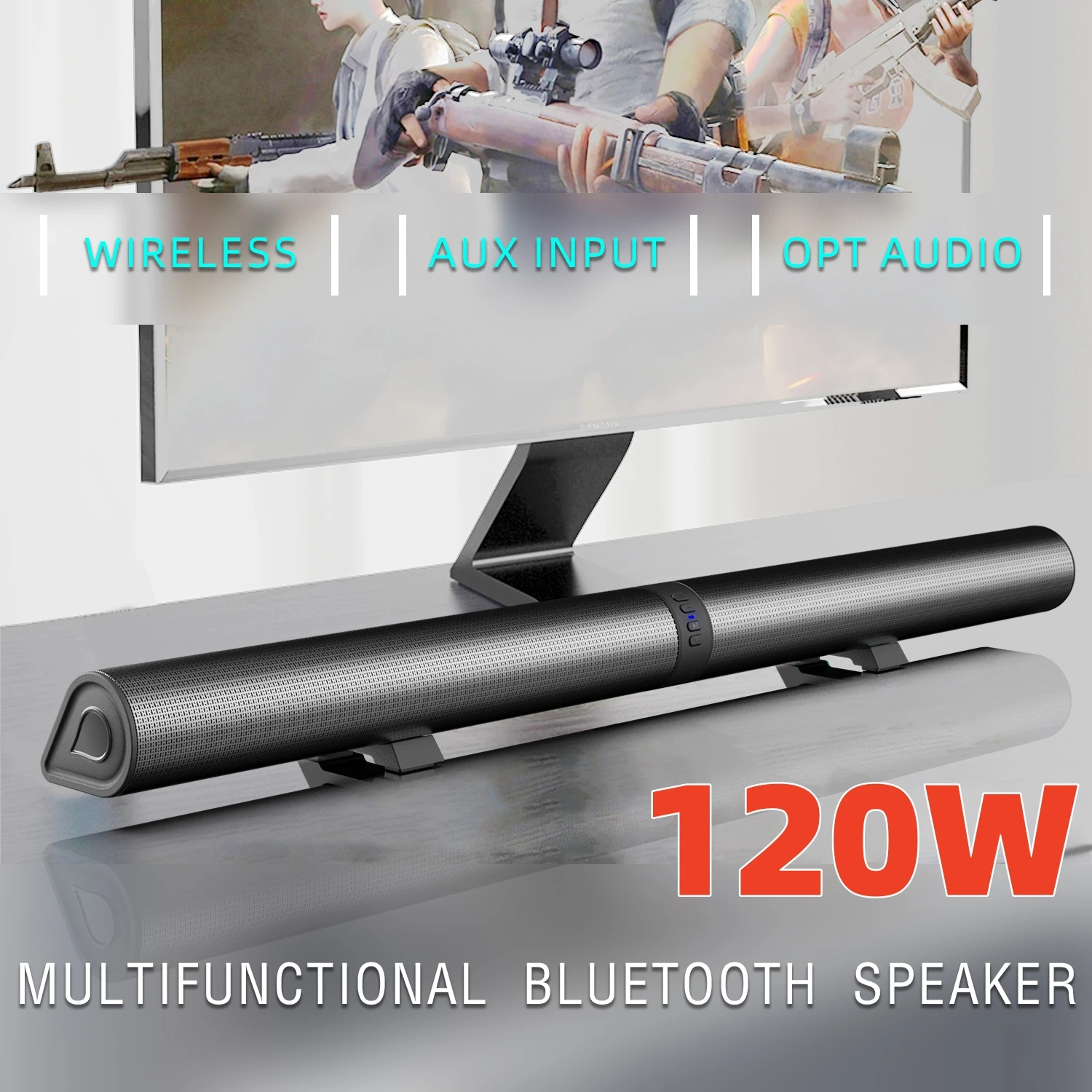 FM Soundbar TV Bluetooth Speak - Home Cinema Wireless Speakers recension och pris